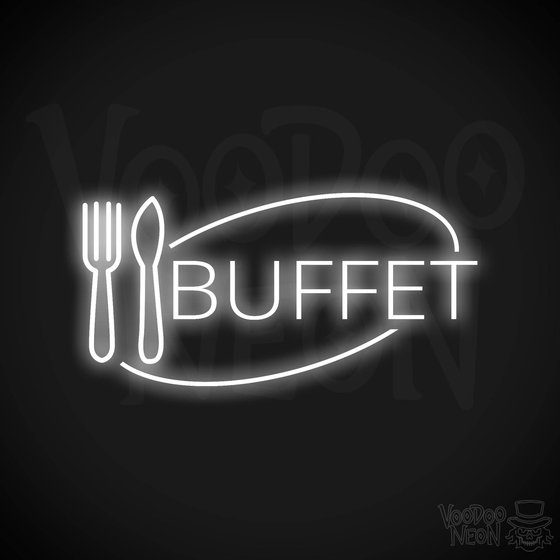 Buffet LED Neon - White