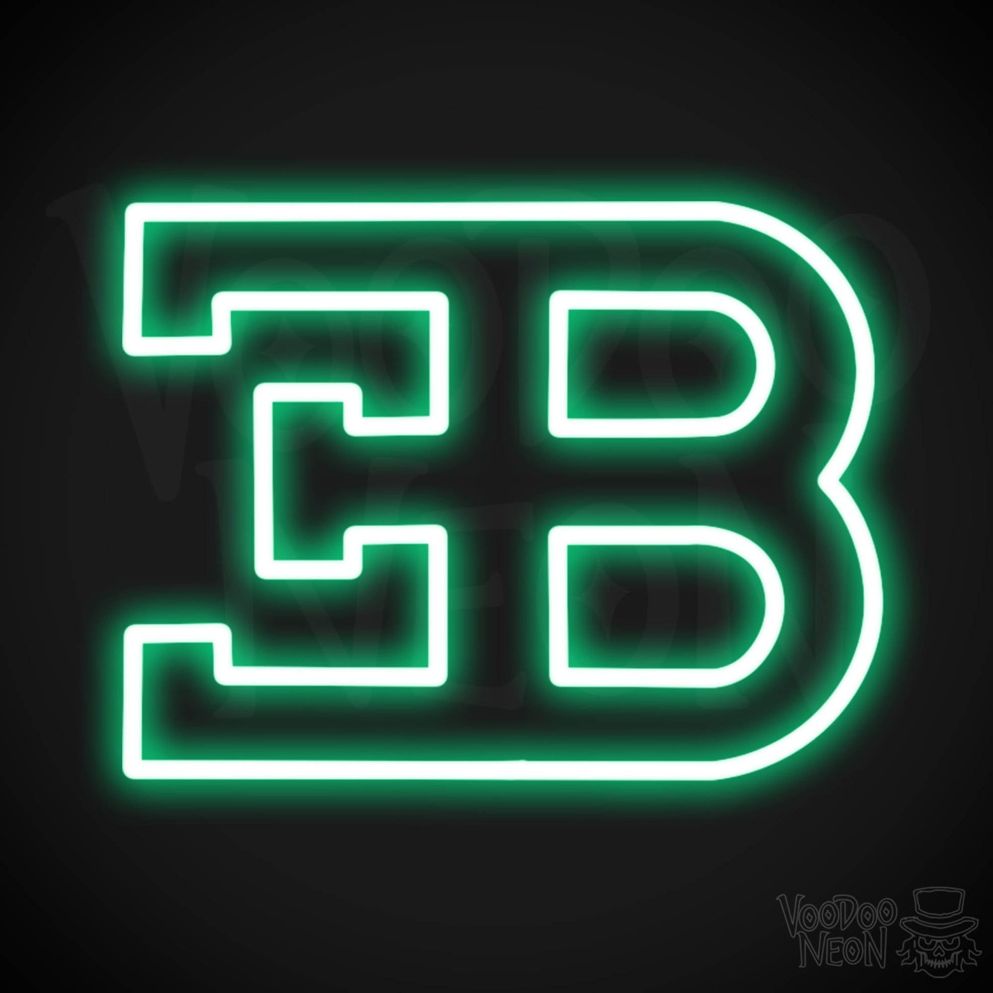 Bugatti Neon Sign - Neon Bugatti Sign - Bugatti Decor - Neon Bugatti Logo - Color Green