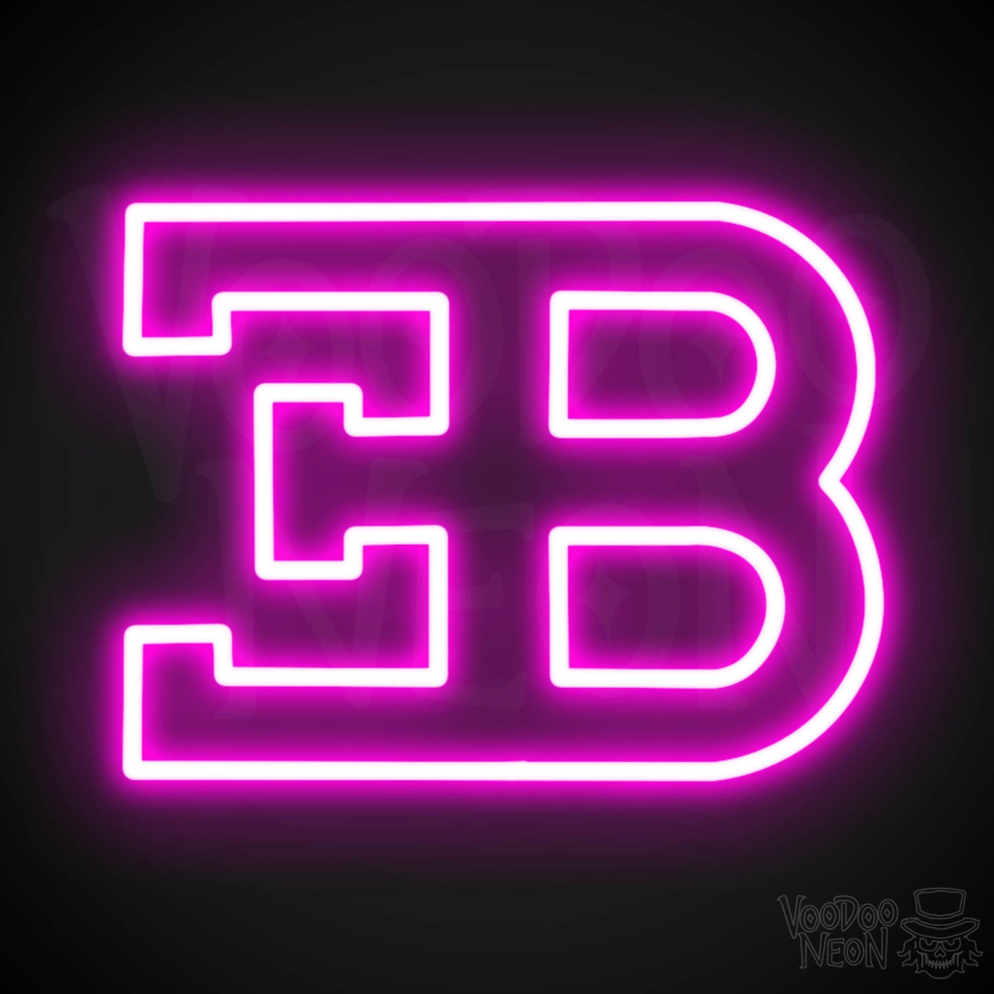 Bugatti Neon Sign - Neon Bugatti Sign - Bugatti Decor - Neon Bugatti Logo - Color Pink