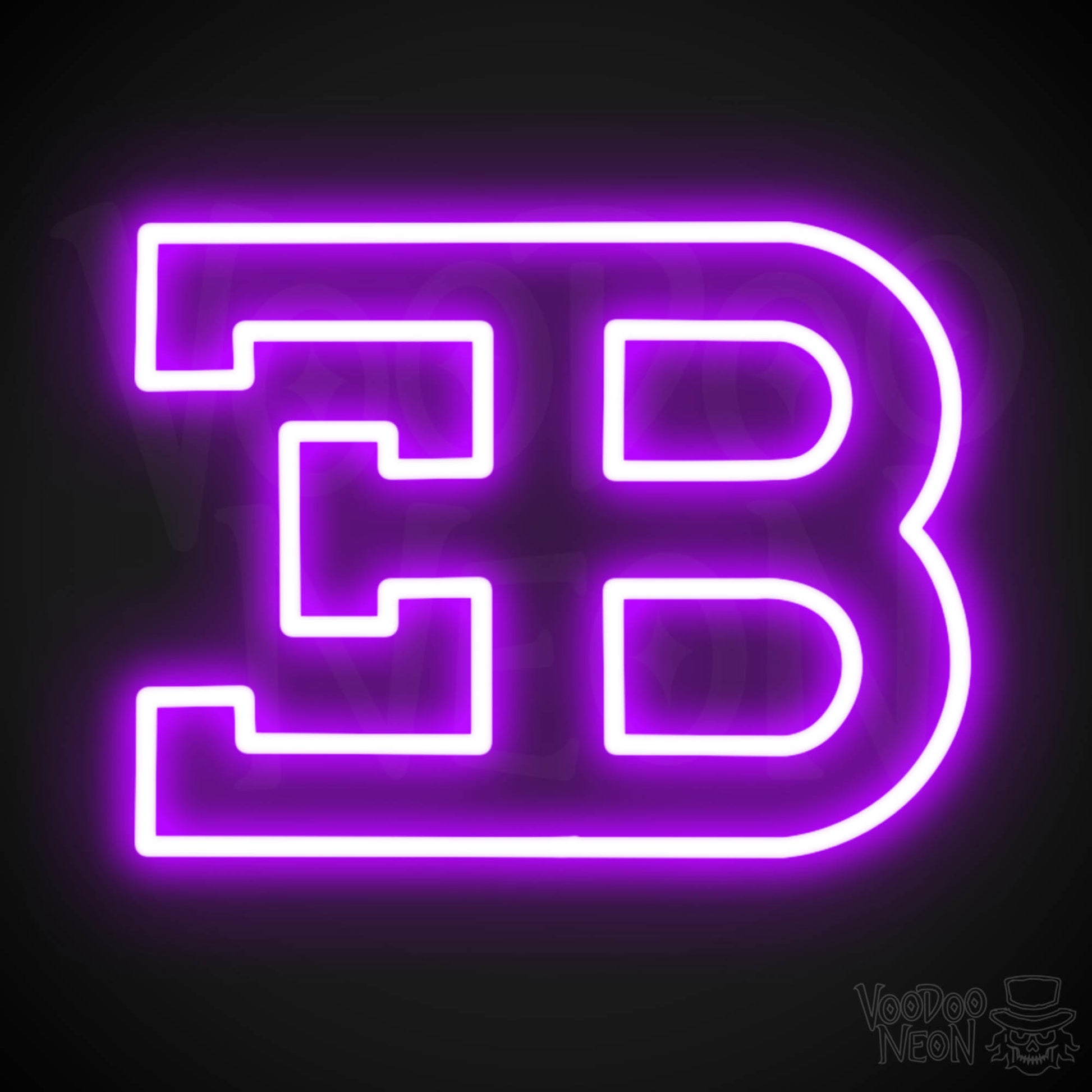 Bugatti Neon Sign - Neon Bugatti Sign - Bugatti Decor - Neon Bugatti Logo - Color Purple