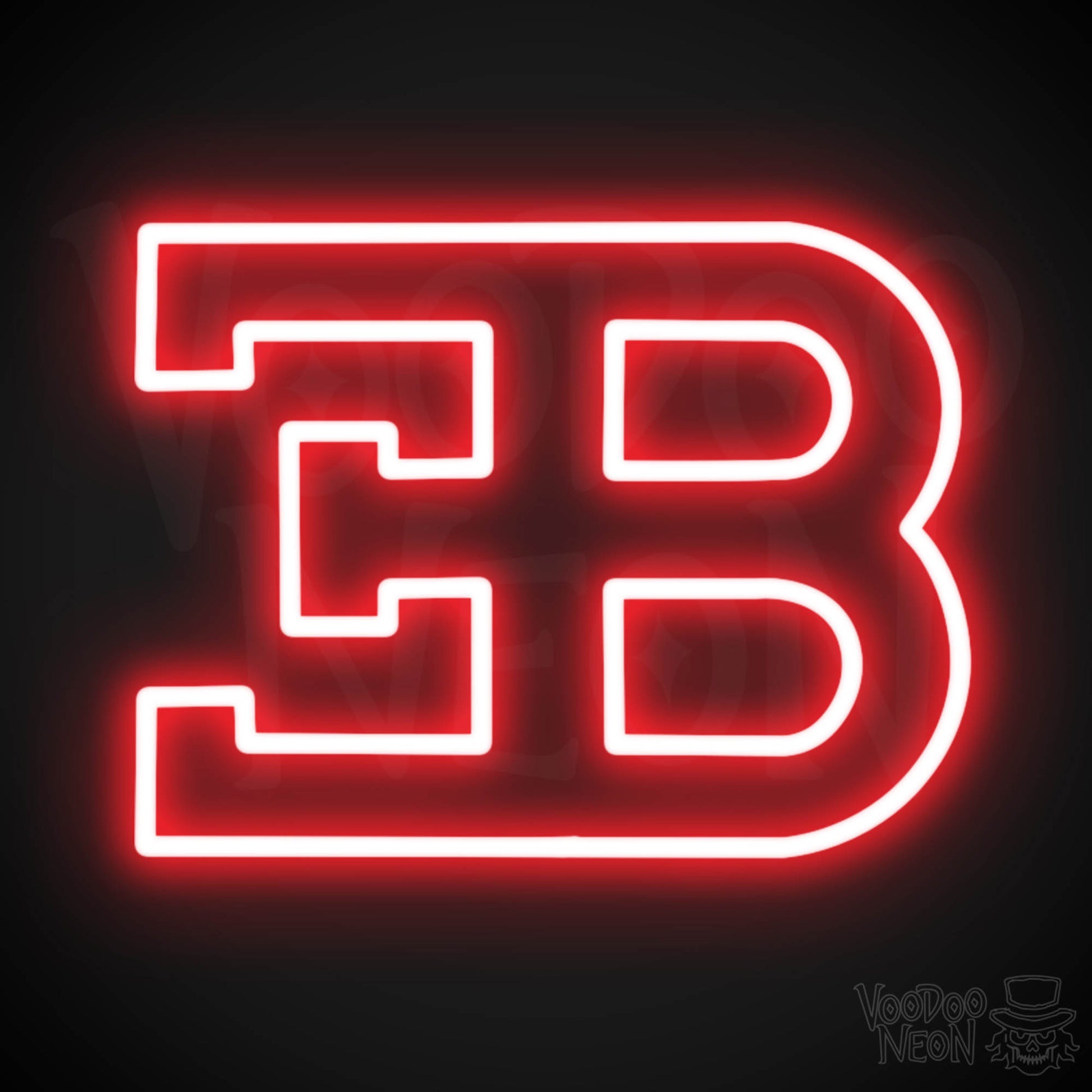 Bugatti Neon Sign - Neon Bugatti Sign - Bugatti Decor - Neon Bugatti Logo - Color Red