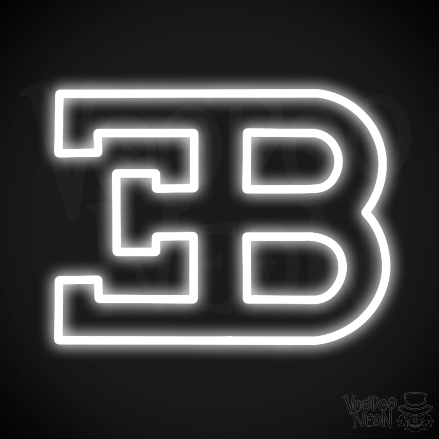 Bugatti Neon Sign - Neon Bugatti Sign - Bugatti Decor - Neon Bugatti Logo - Color White