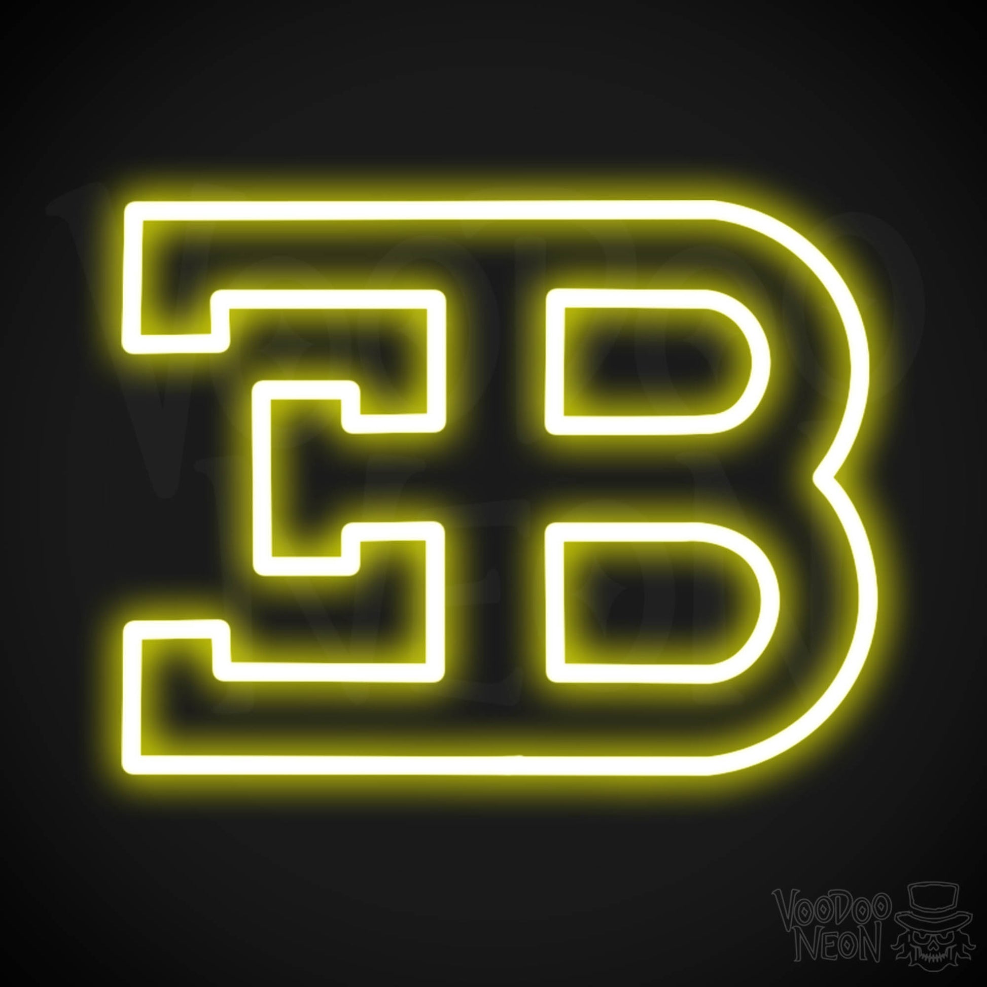 Bugatti Neon Sign - Neon Bugatti Sign - Bugatti Decor - Neon Bugatti Logo - Color Yellow