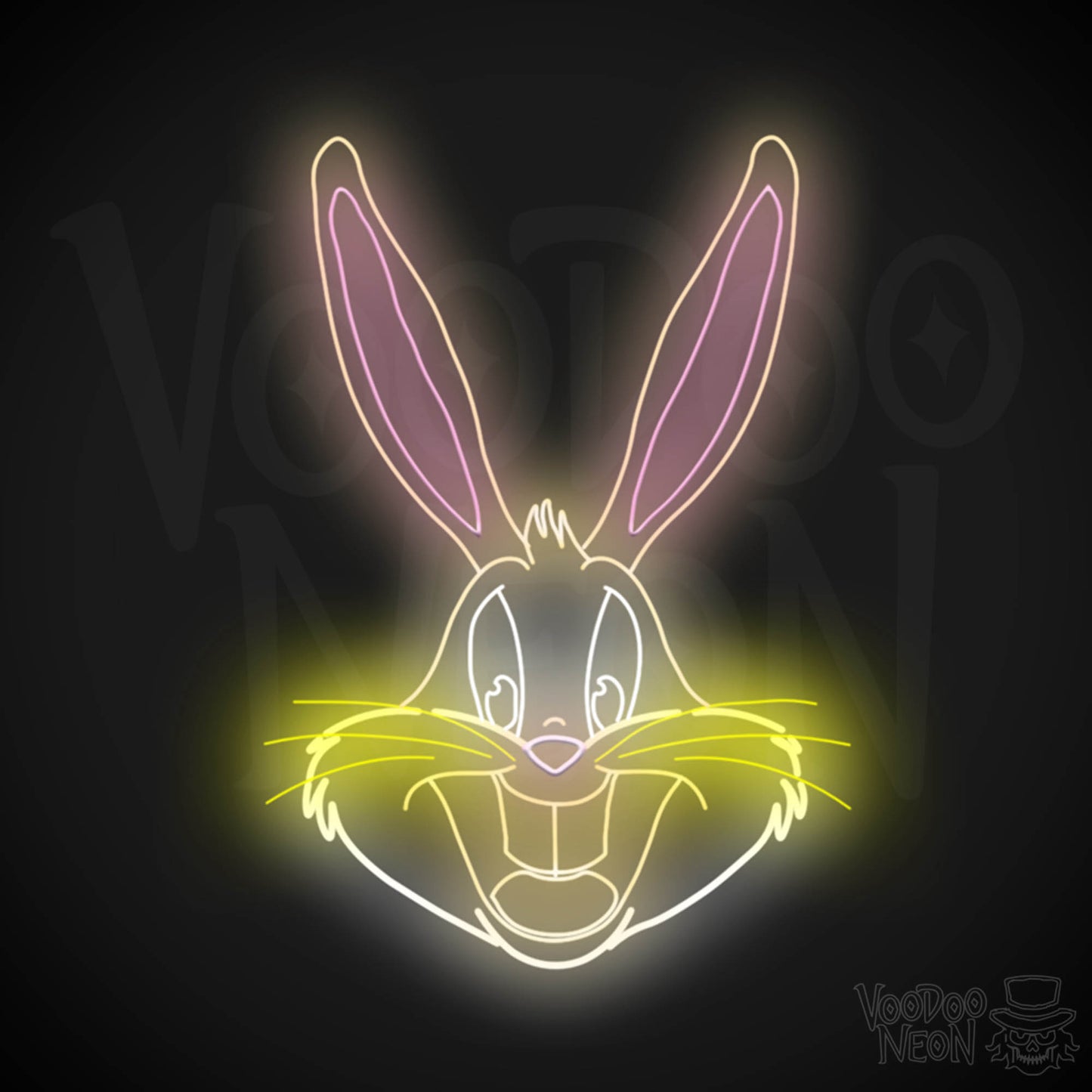 Bugs Bunny Neon Sign - Bugs Bunny LED Wall Art - Color Multi-Color