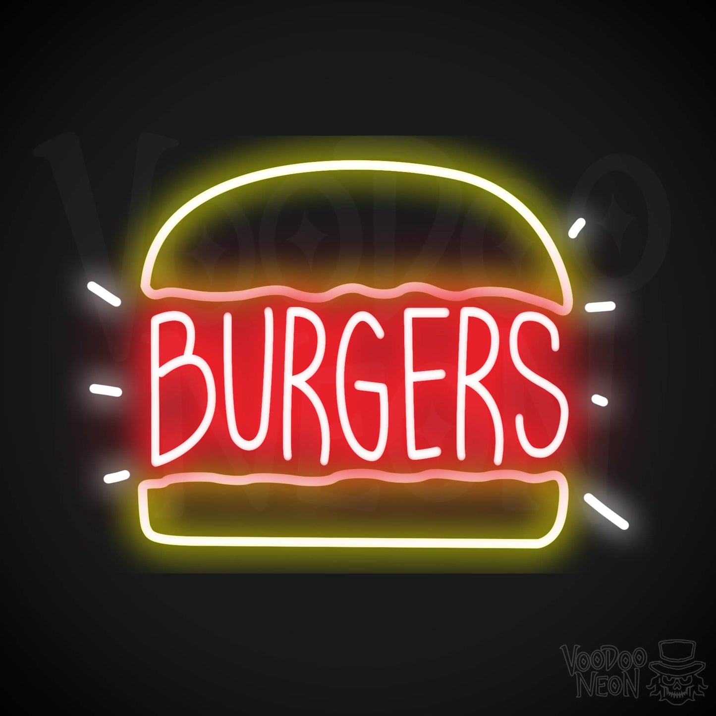 Burger 2 LED Neon - Multi-Color
