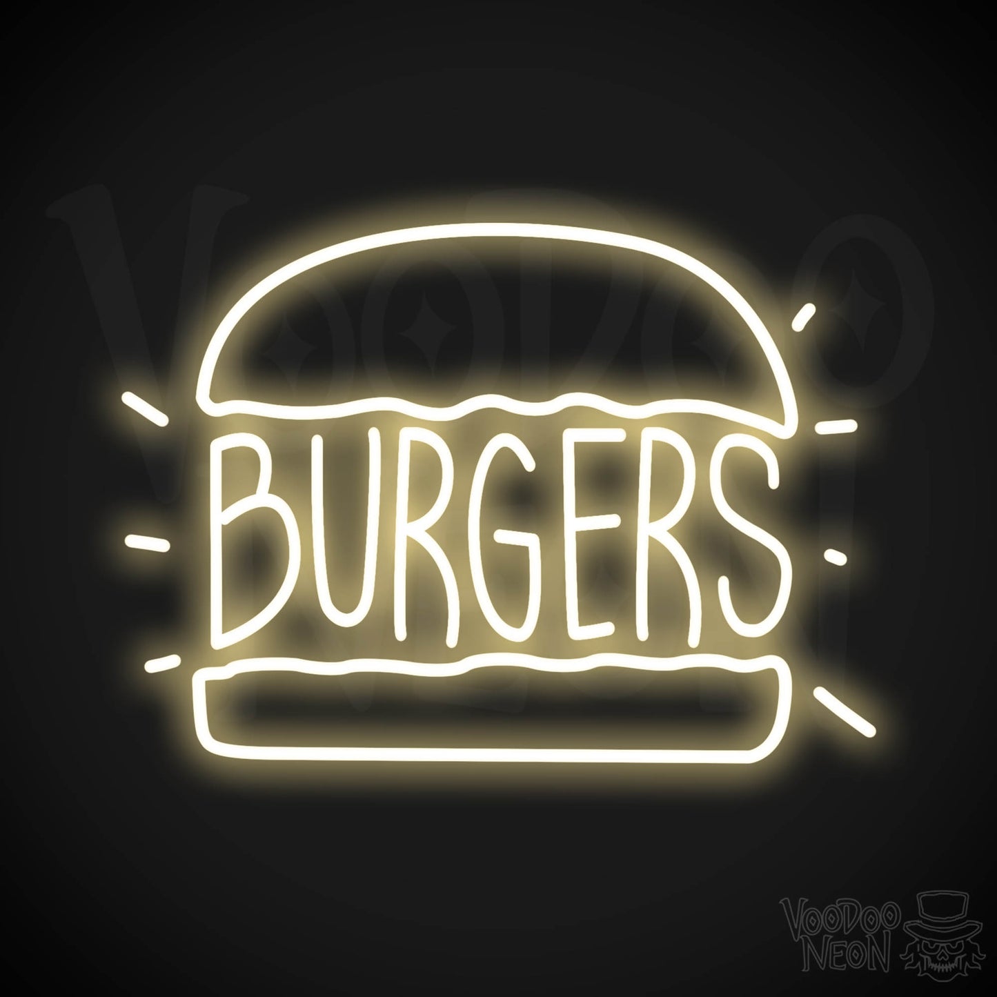 Burger 2 LED Neon - Warm White