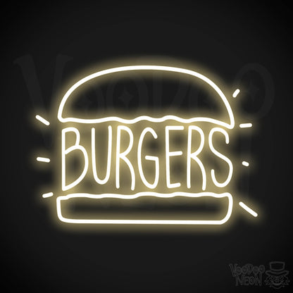 Burger 2 LED Neon - Warm White