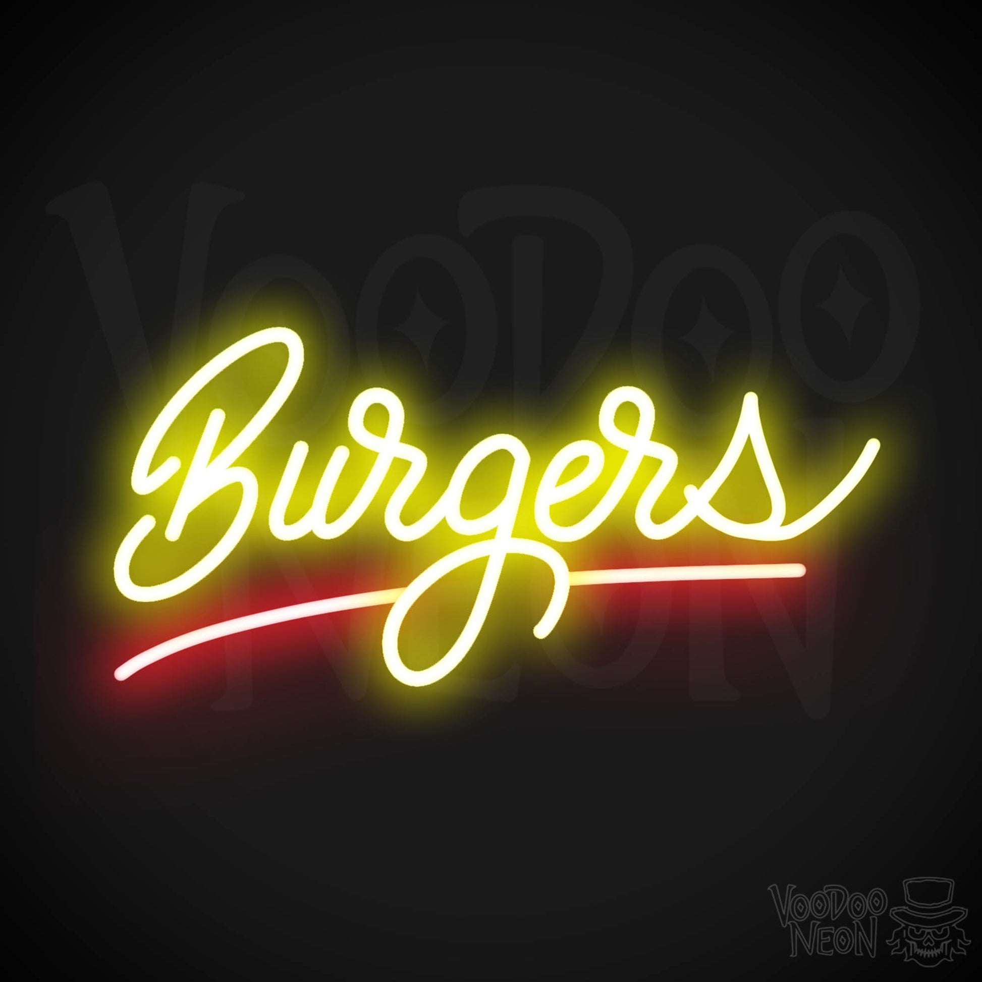 Burger 3 LED Neon - Multi-Color