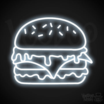 Burger 4 LED Neon - Cool White