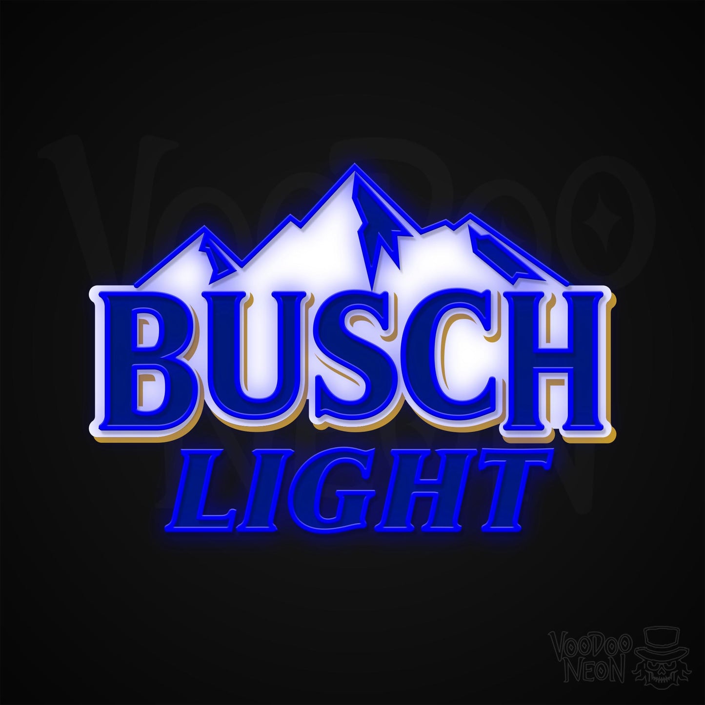 Busch Light Neon Sign - Multi-Color - Blackwall