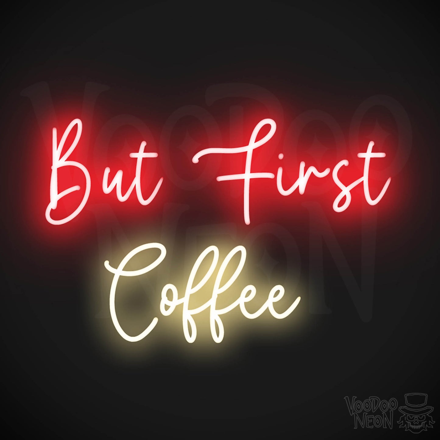 But First Coffee LED Neon - Multi-Color