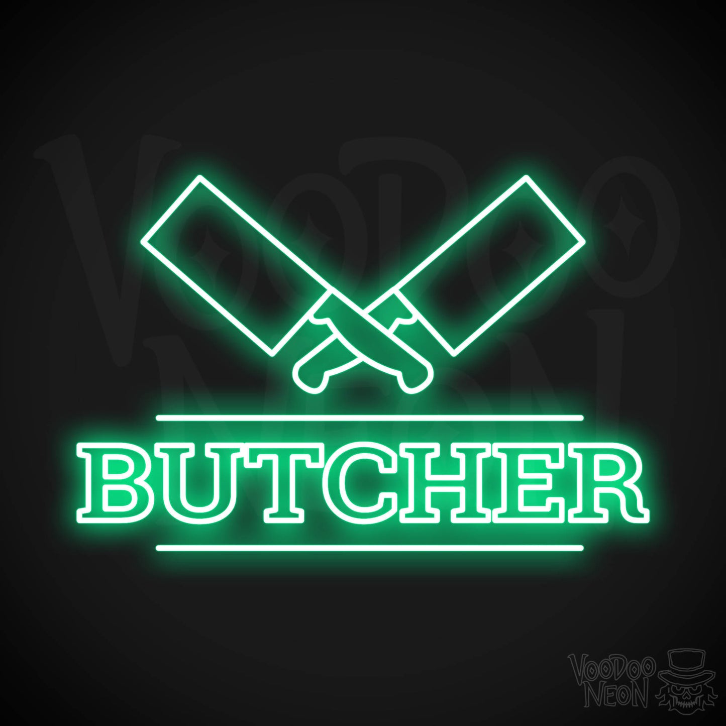 Butcher Shop LED Neon - Green