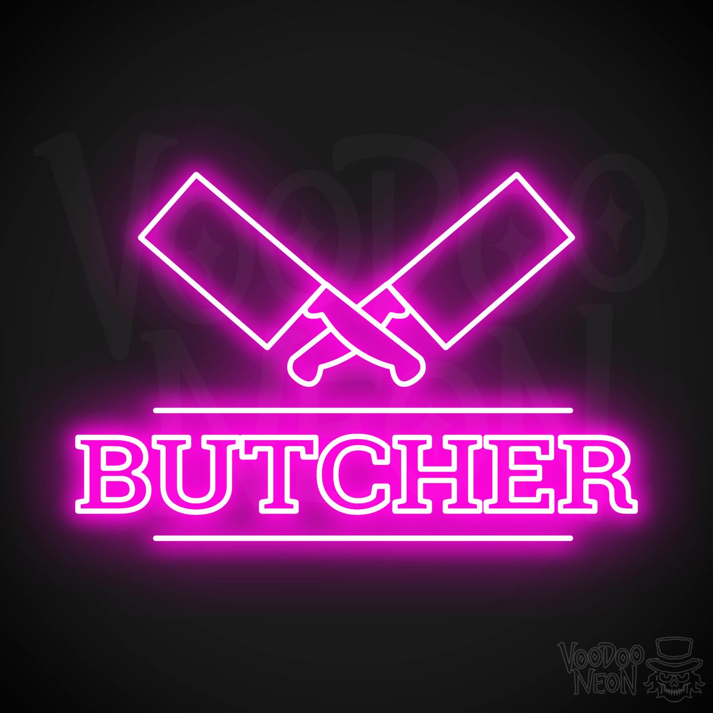 Butcher Shop LED Neon - Pink