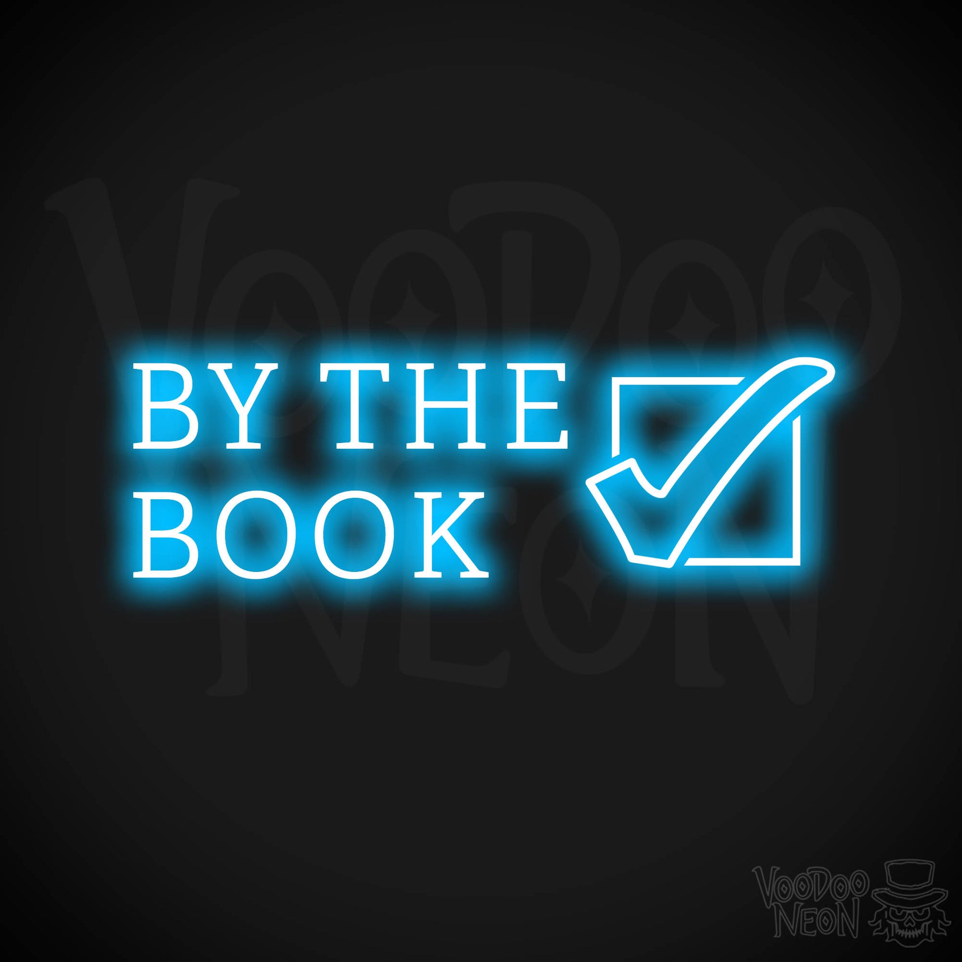 By The Book LED Neon - Dark Blue
