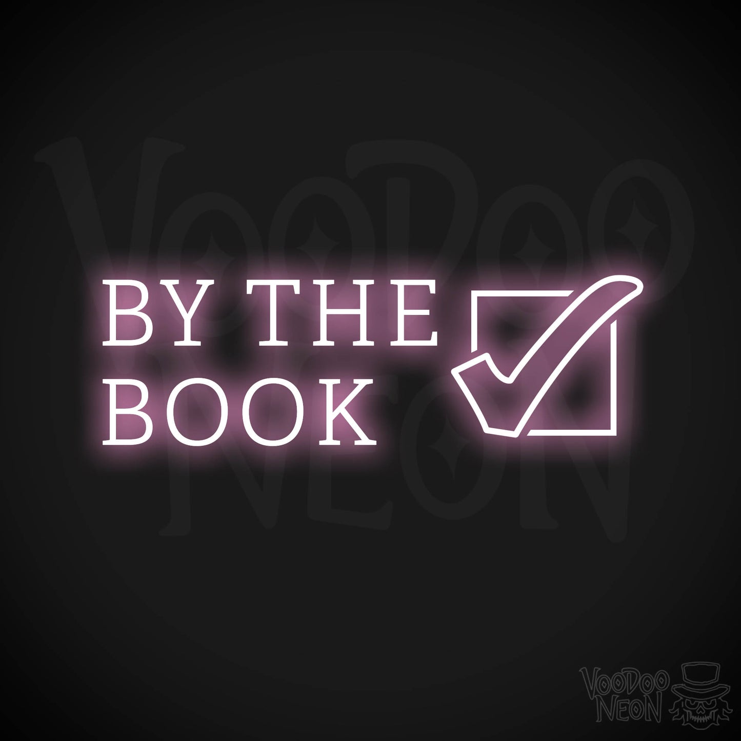 By The Book LED Neon - Light Pink