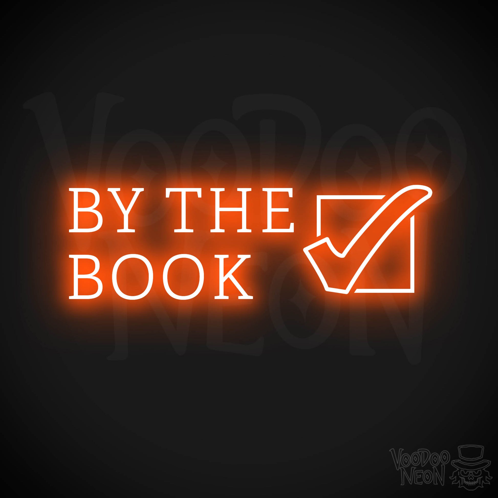 By The Book LED Neon - Orange