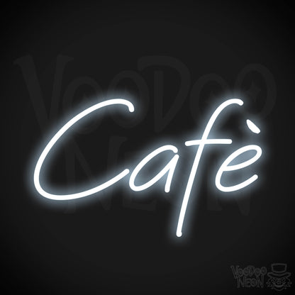 Cafe Neon Sign - Cafe Sign - Neon Cafe Signs - Color Cool White