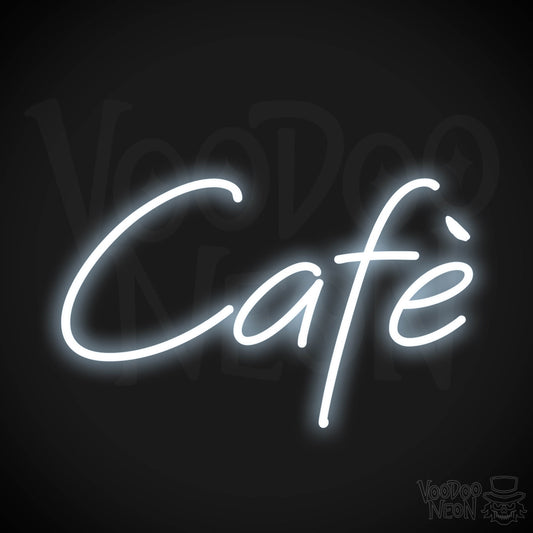 Cafe Neon Sign - Cafe Sign - Neon Cafe Signs - Color Cool White
