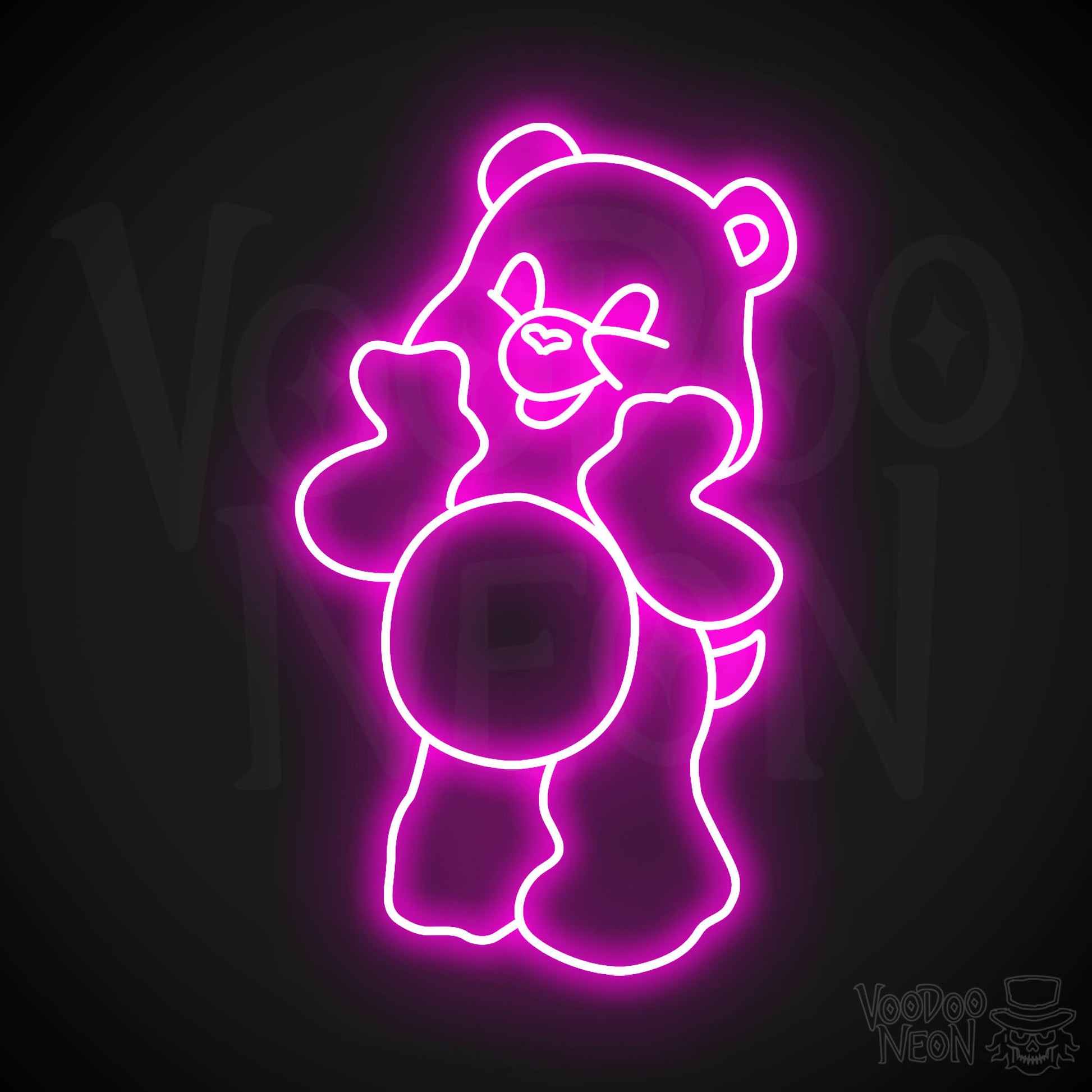 Care Bear Neon Sign - Pink