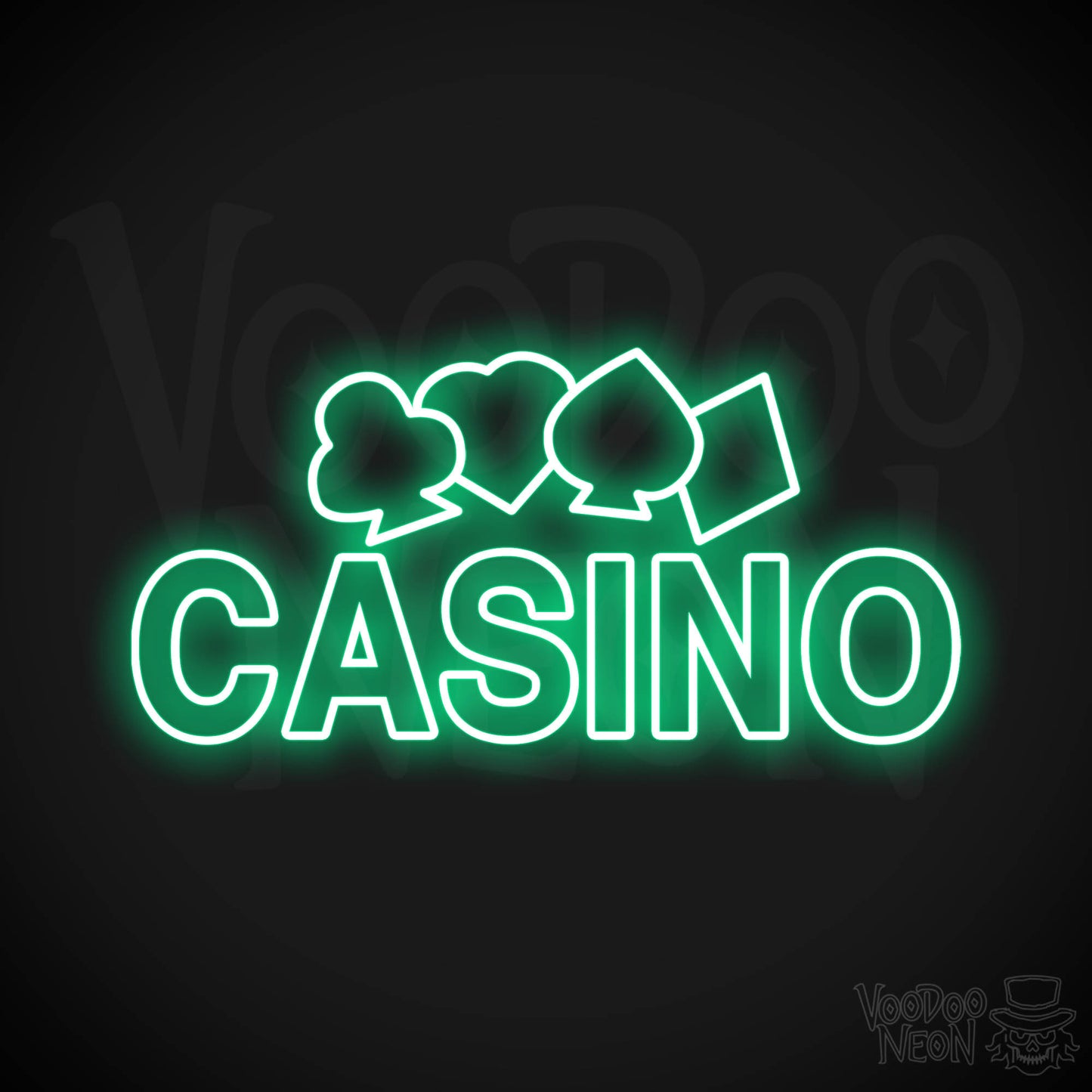 Casino Neon Sign - Green