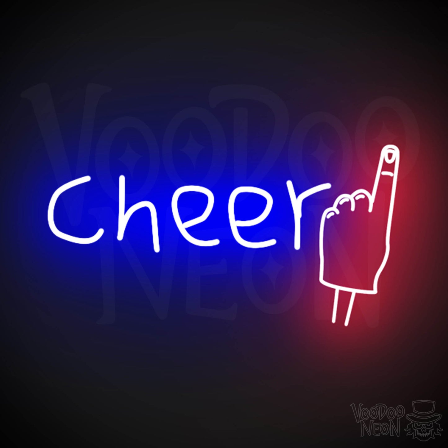Cheer Neon Sign - Neon Cheer Sign - Color Multi-Color