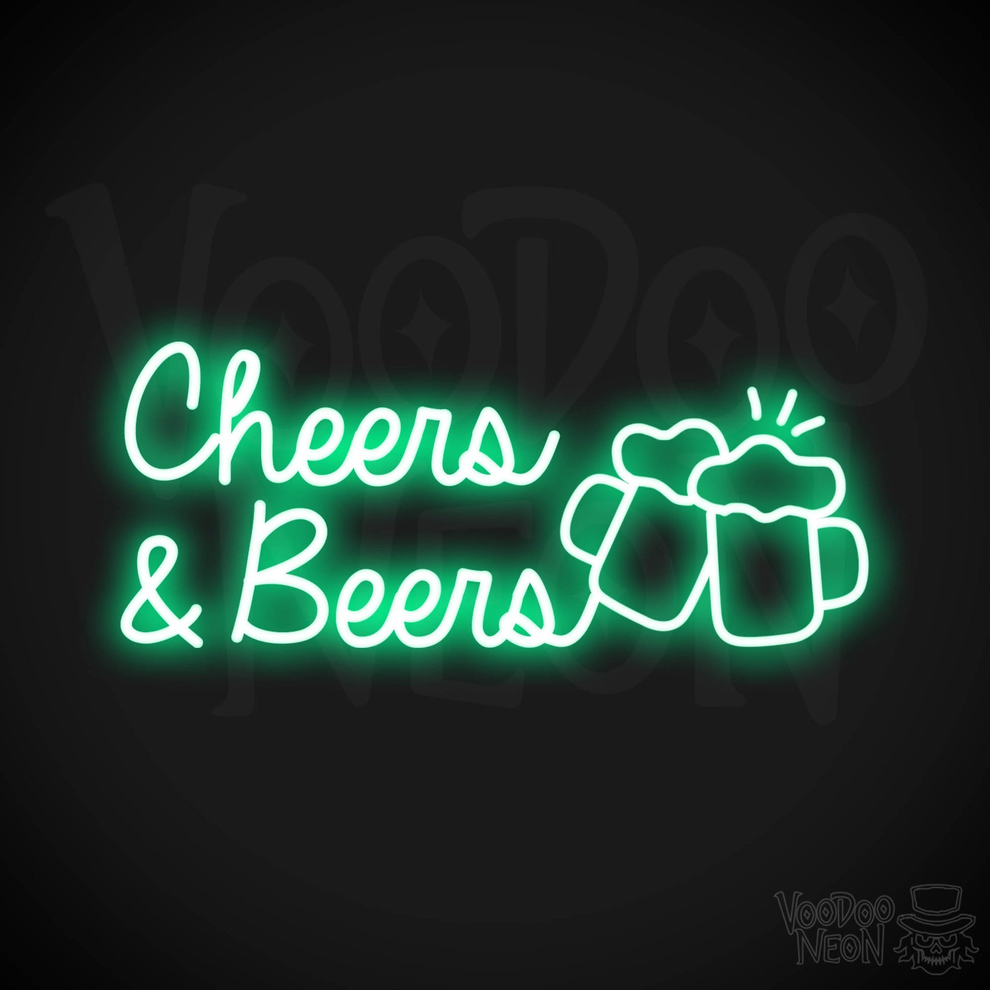 Cheers & Beers LED Neon - Green