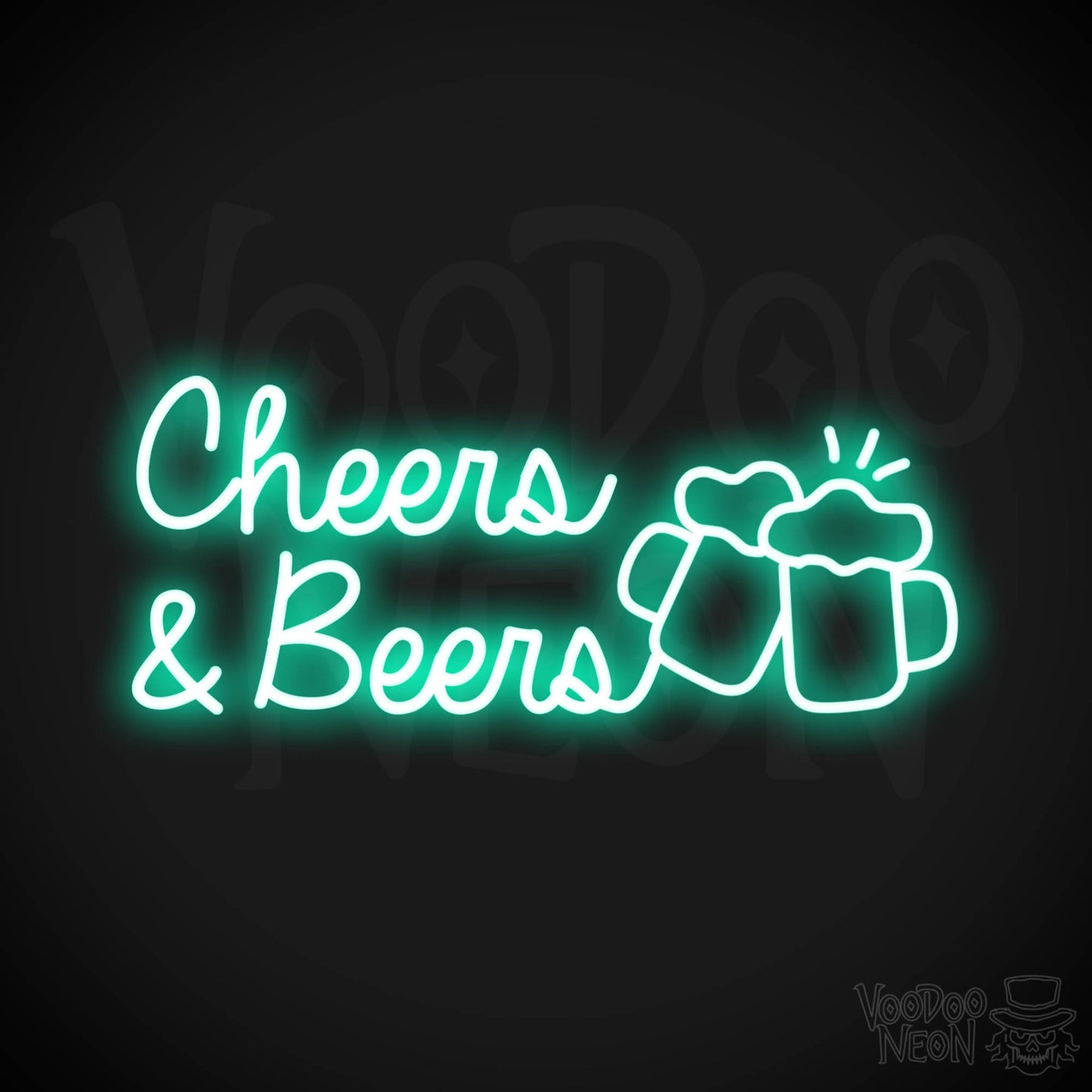 Cheers & Beers LED Neon - Light Green
