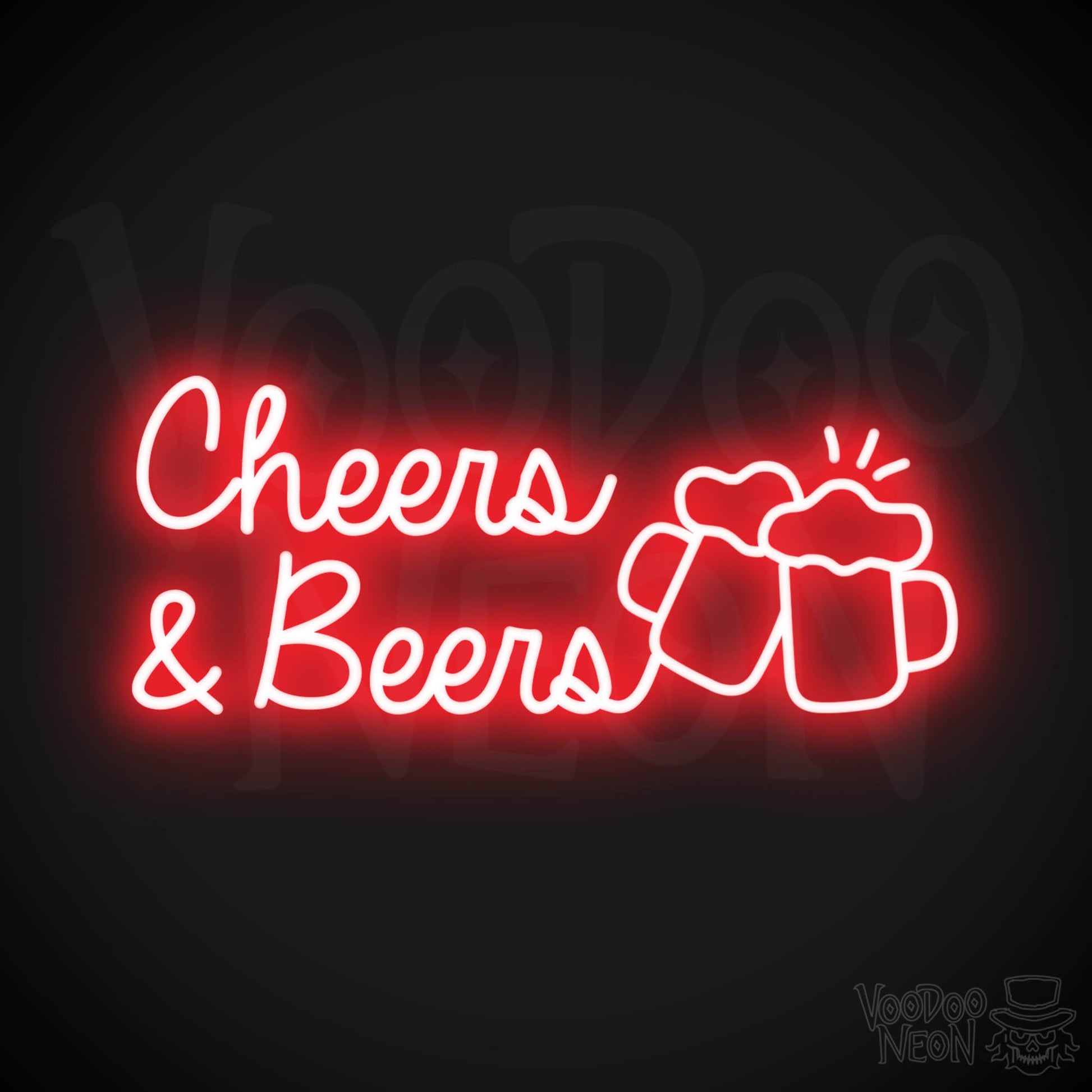 Cheers & Beers LED Neon - Red