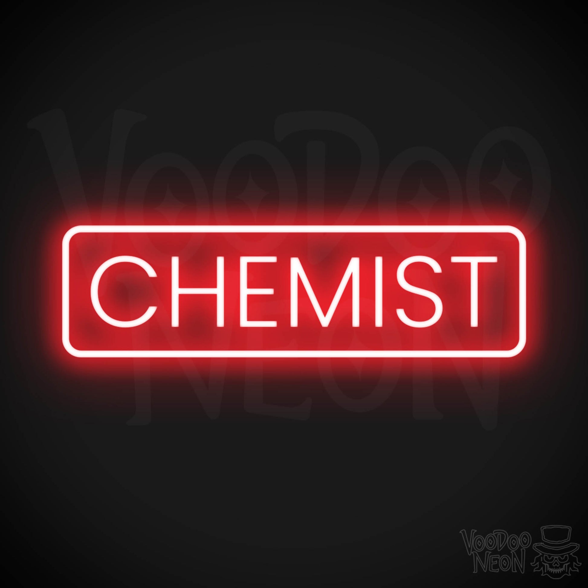 Chemist LED Neon - Red