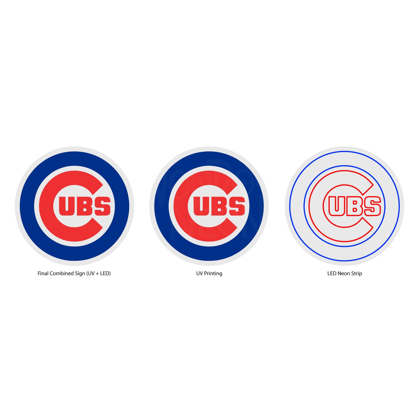 Chicago Cubs Technical Drawing