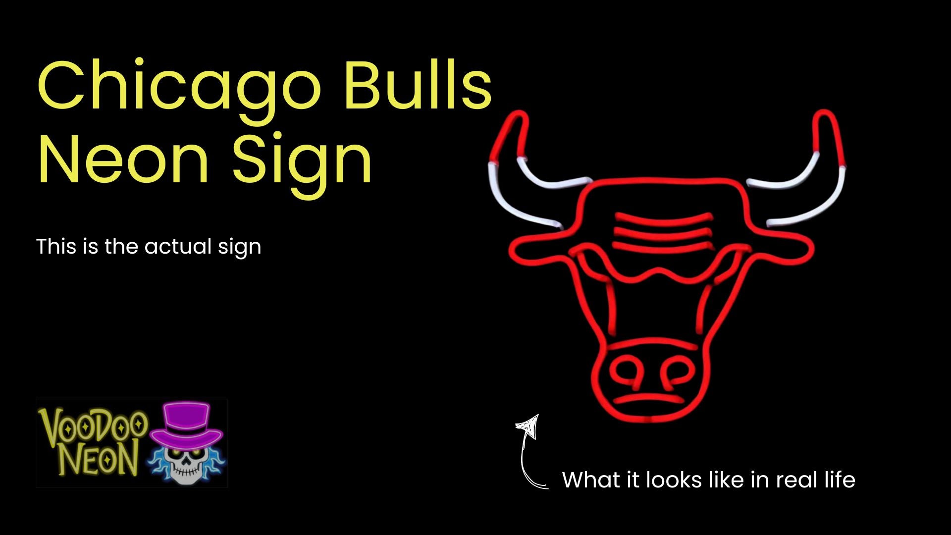 Chicago Bulls - Actual Neon Sign