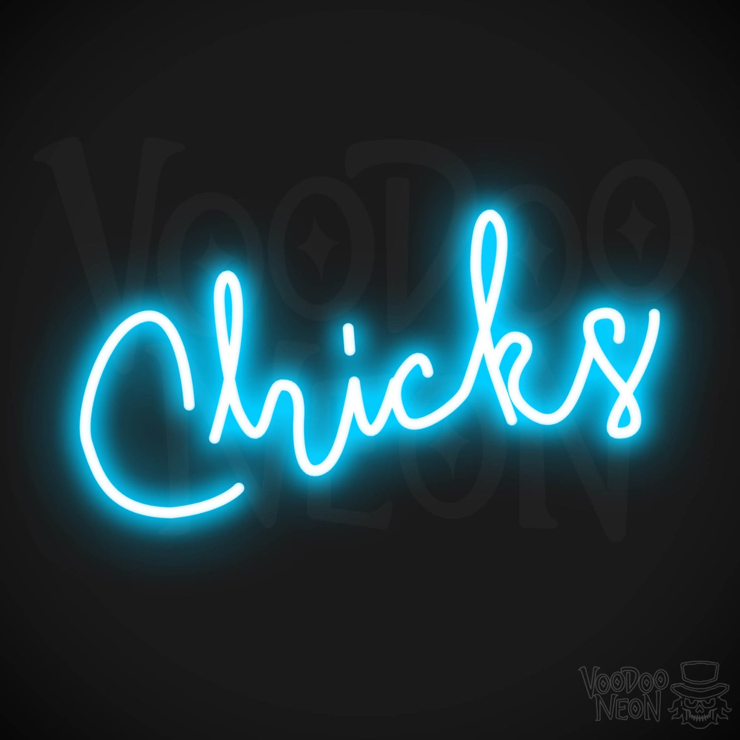 Chicks LED Neon - Dark Blue