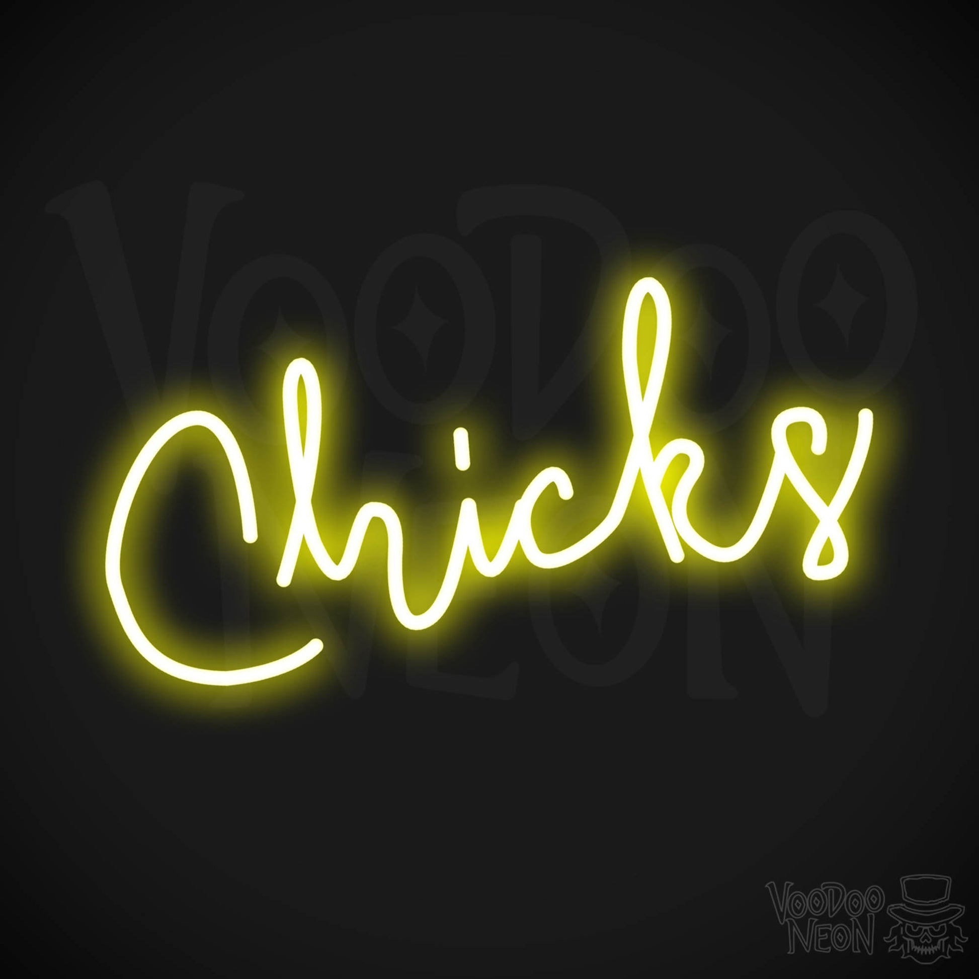 Chicks LED Neon - Yellow