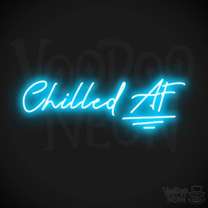 Chilled AF LED Neon - Dark Blue