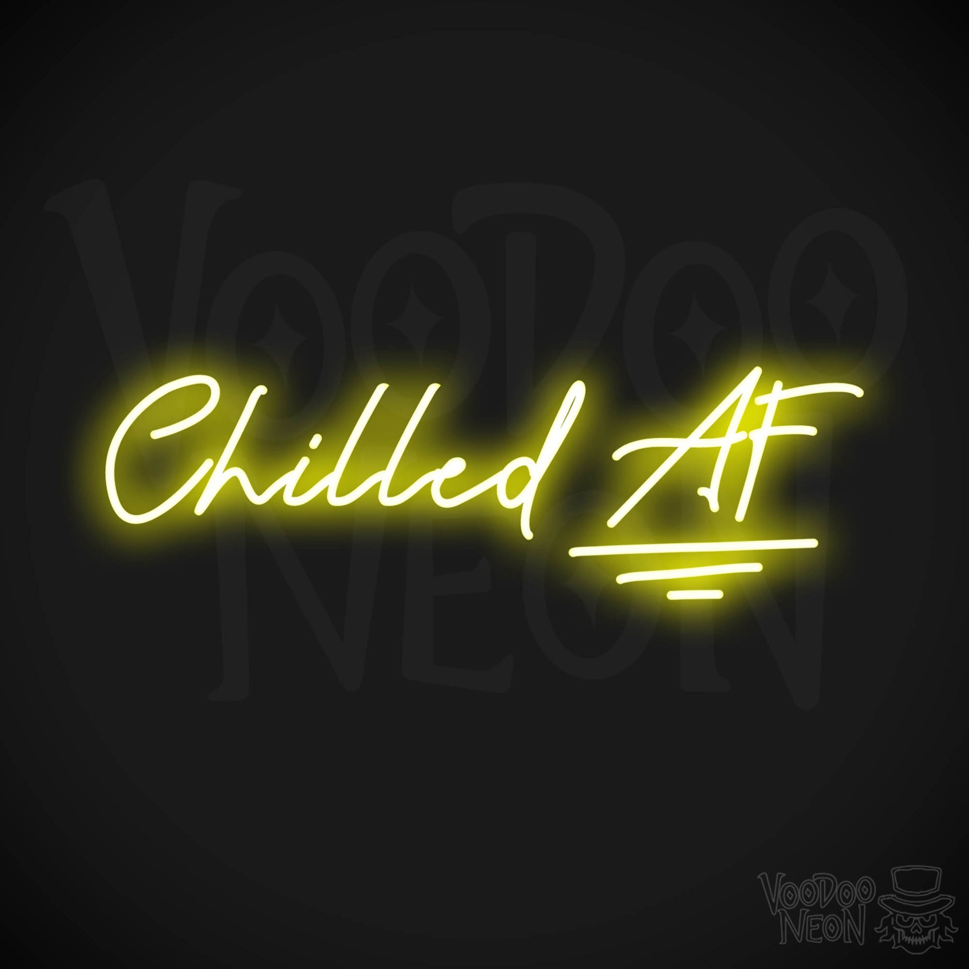 Chilled AF LED Neon - Yellow
