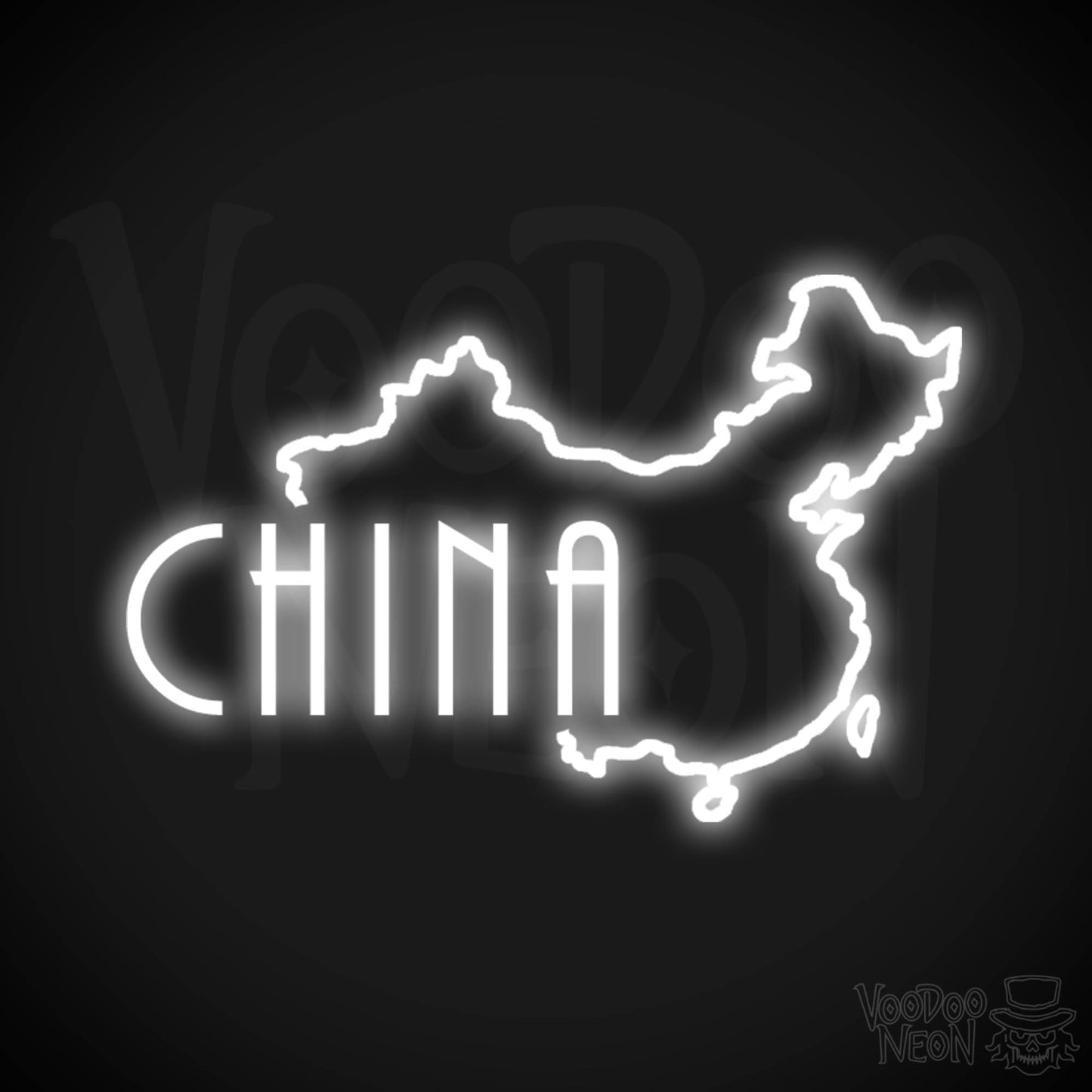 China Neon Sign - Neon China Sign - LED Sign - Color White
