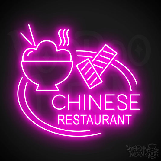 Chinese Restaurant LED Neon - Pink