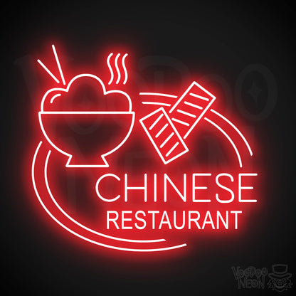Chinese Restaurant LED Neon - Red