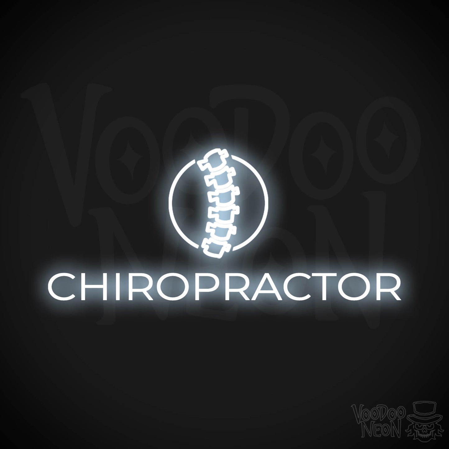 Chiropractor LED Neon - Cool White