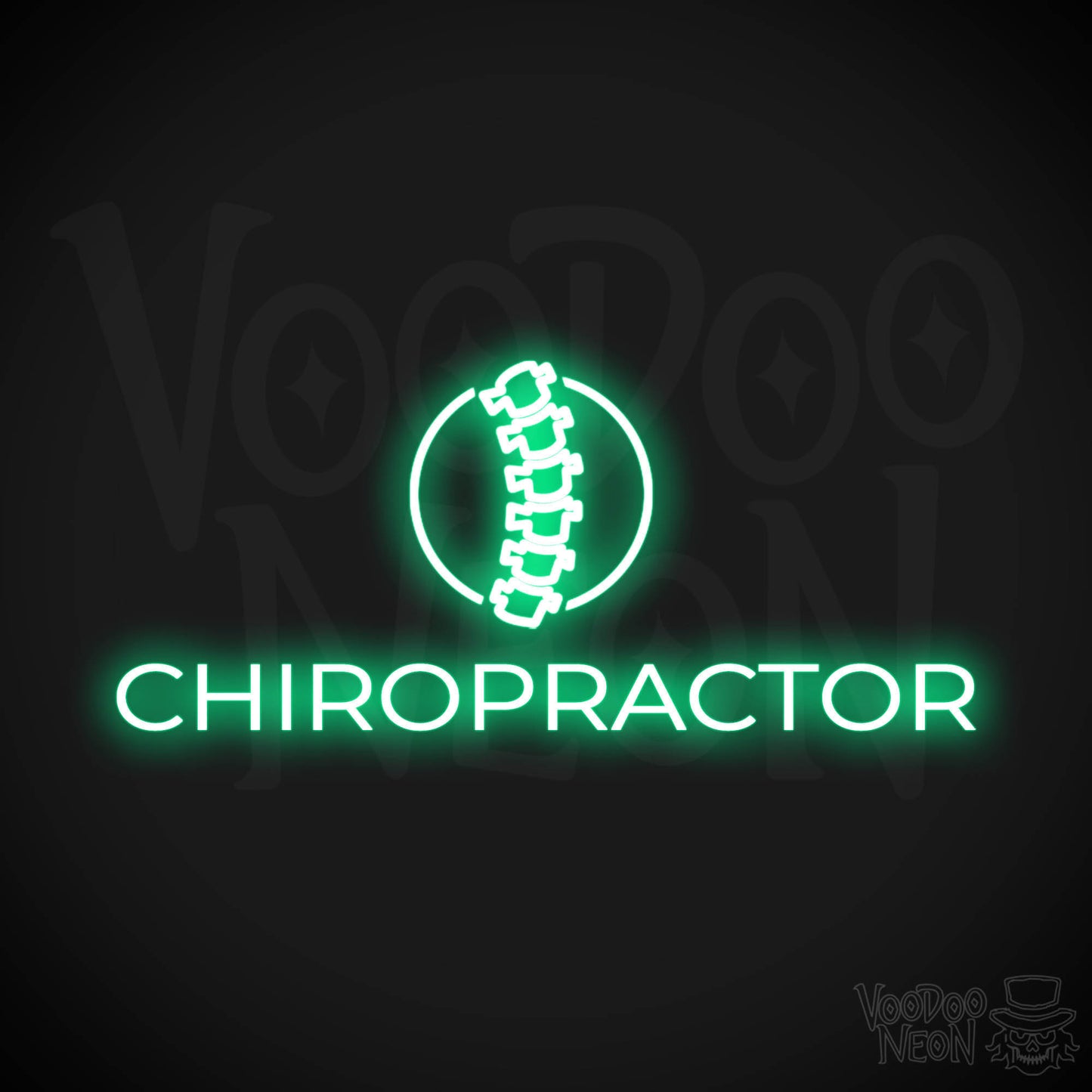 Chiropractor LED Neon - Green