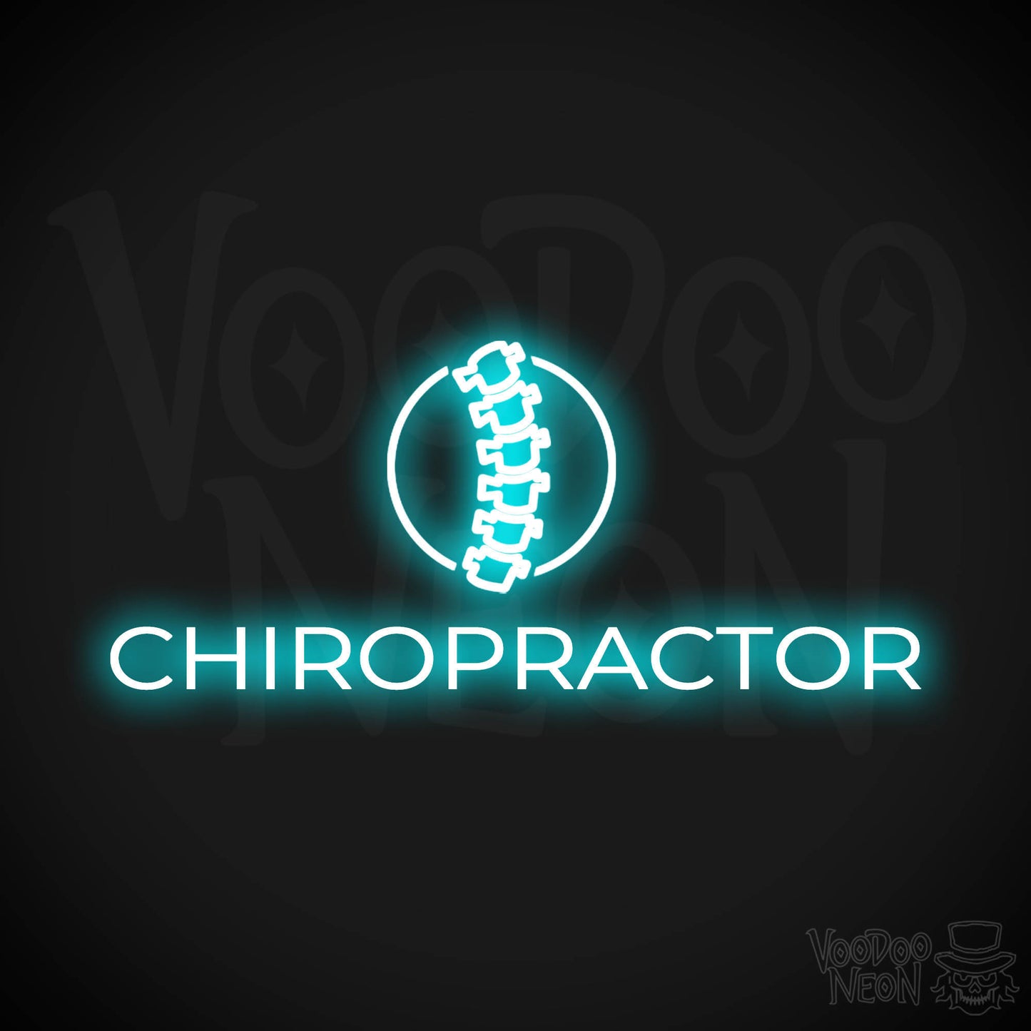 Chiropractor LED Neon - Ice Blue
