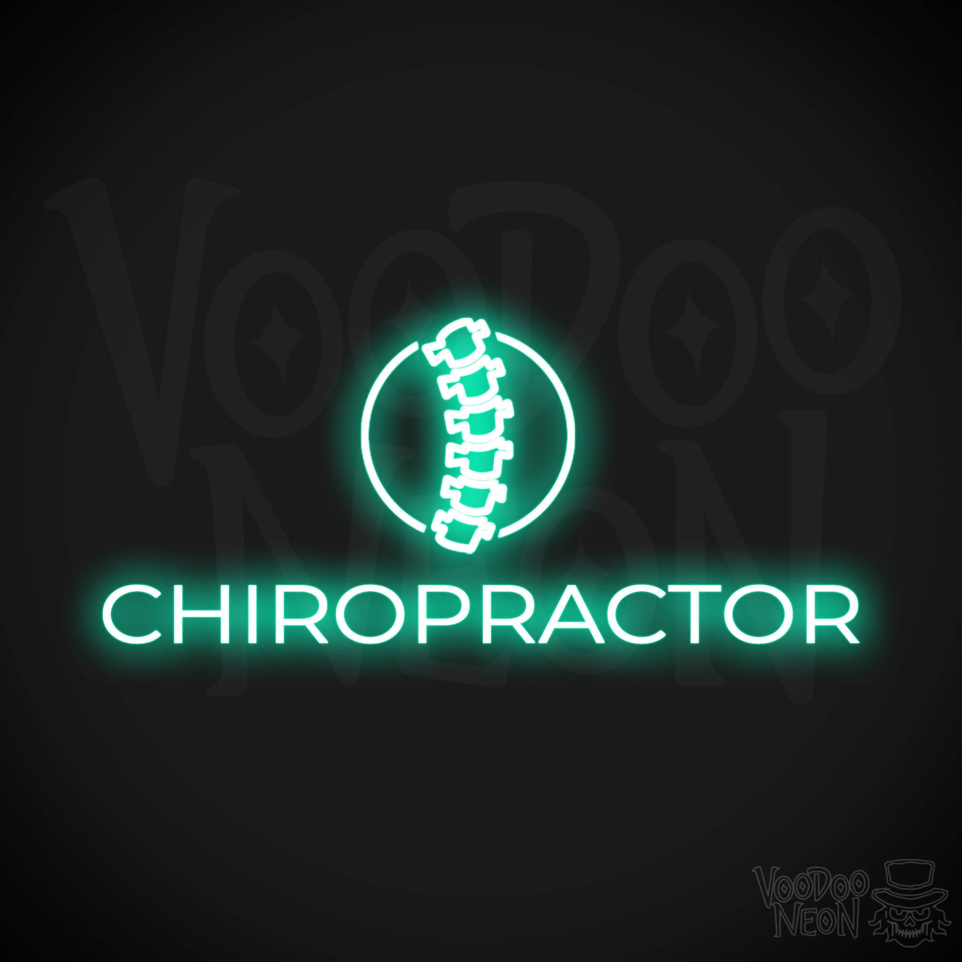 Chiropractor LED Neon - Light Green