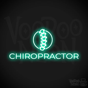 Chiropractor LED Neon - Light Green