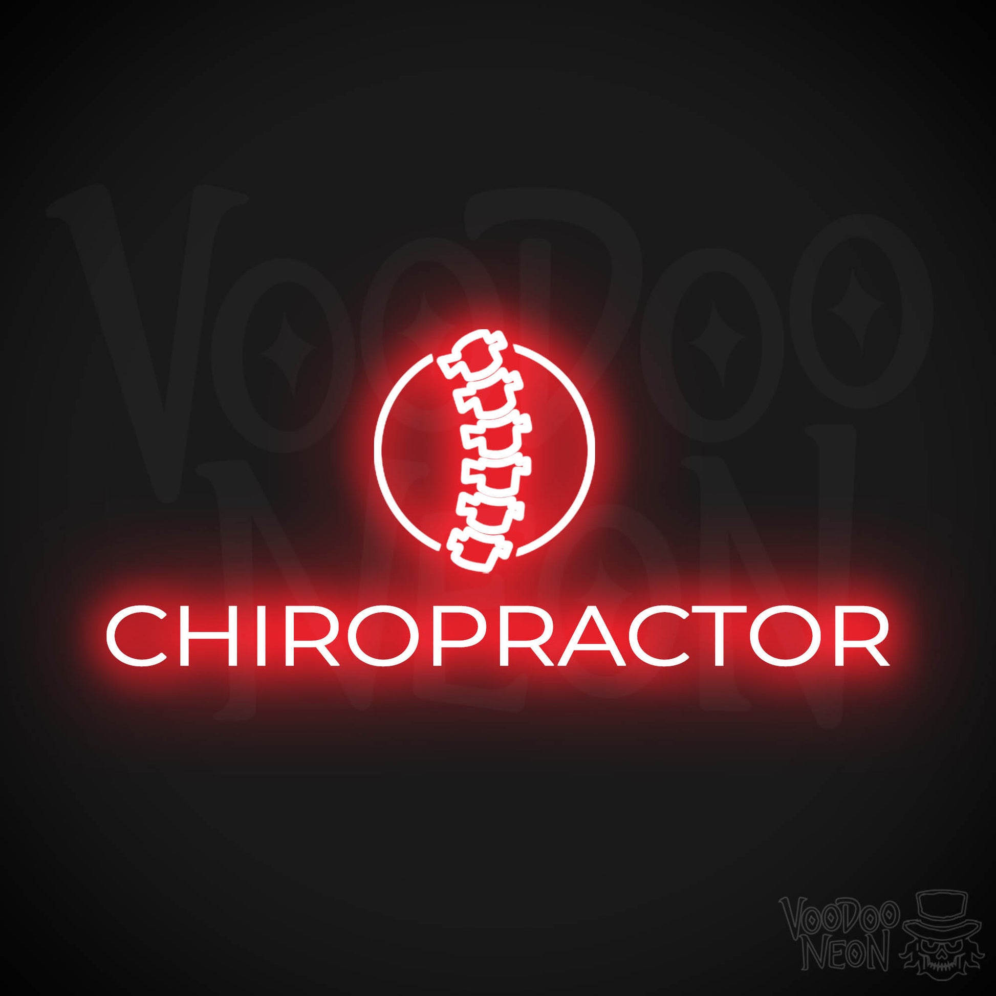 Chiropractor LED Neon - Red
