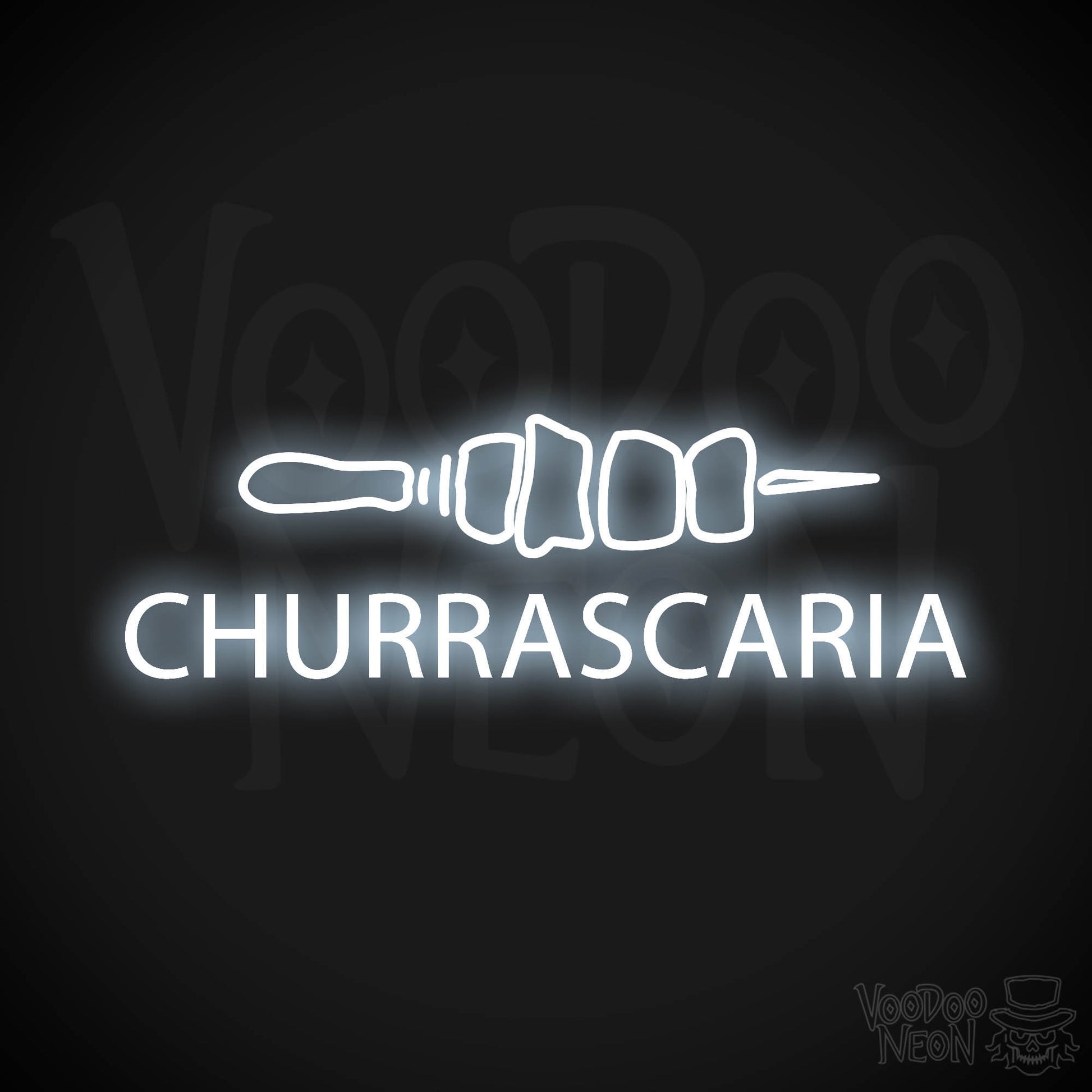 Churrascaria LED Neon - Cool White