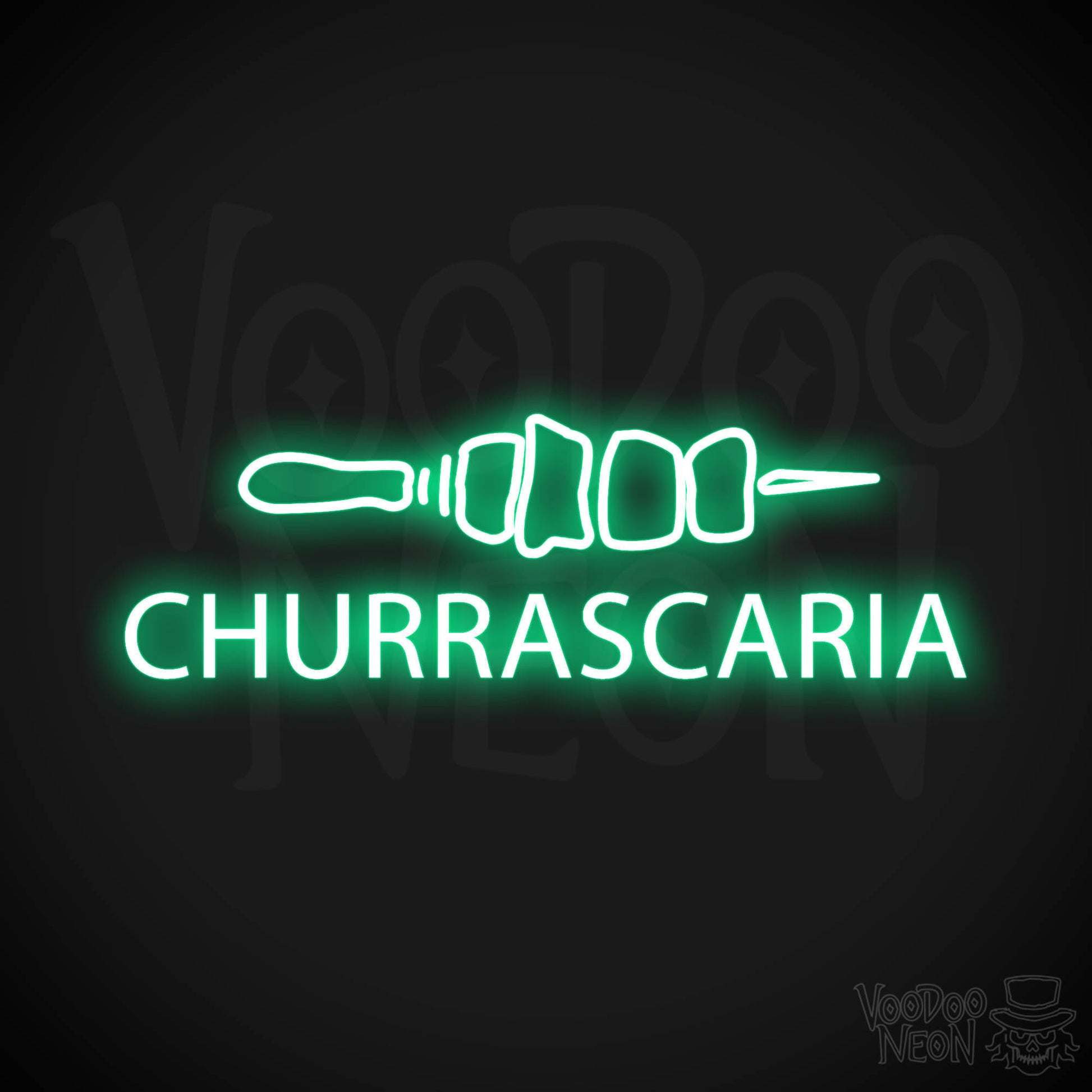 Churrascaria LED Neon - Green