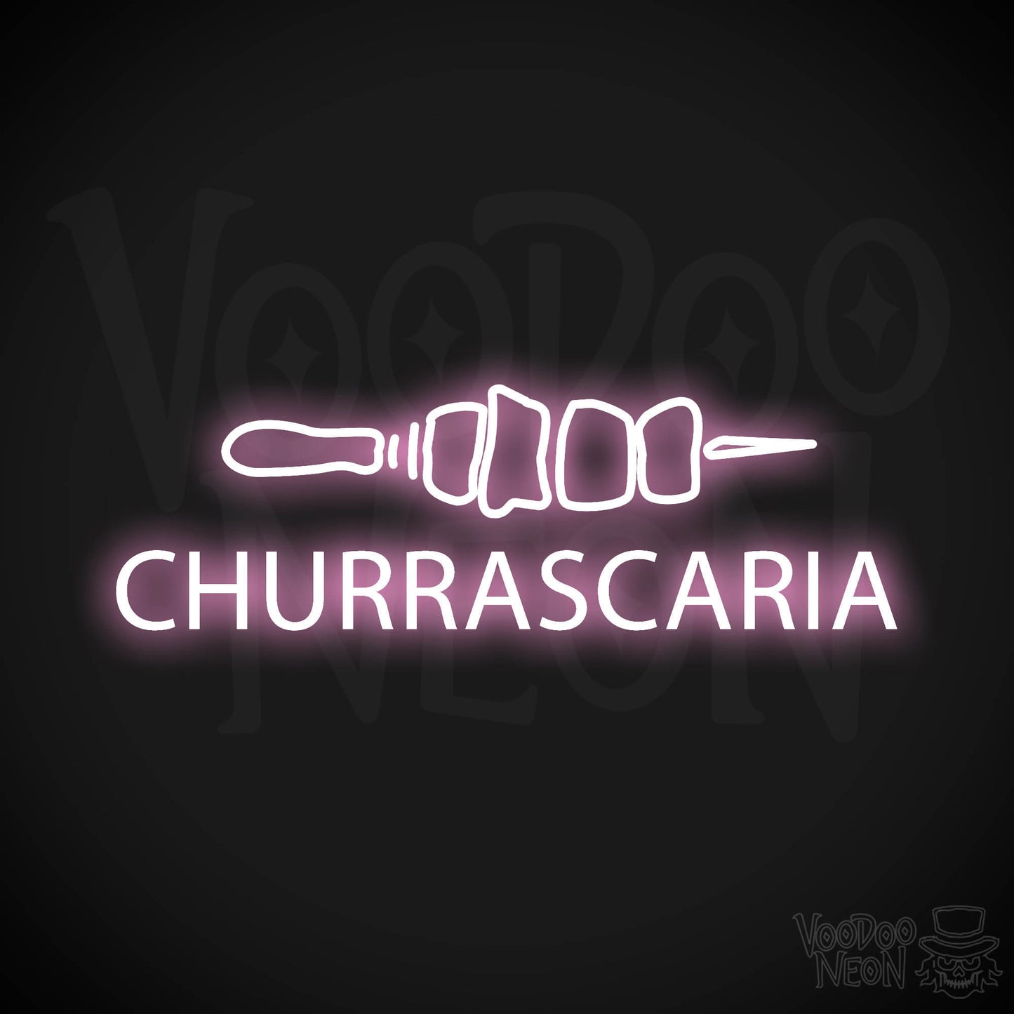 Churrascaria LED Neon - Light Pink