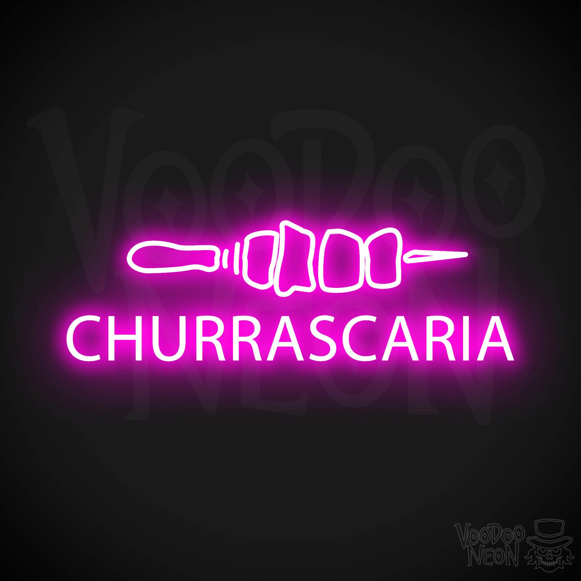Churrascaria LED Neon - Pink