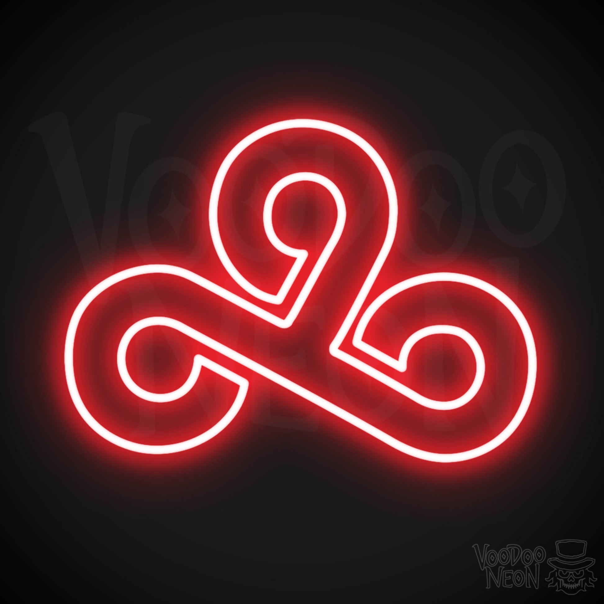 Cloud 9 Neon Sign - Neon Cloud 9 Sign - Cloud 9 Wall Art - Color Red