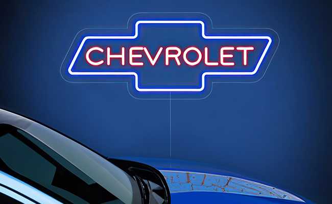 FAQ - Big brand logos turned into bright neon light signs